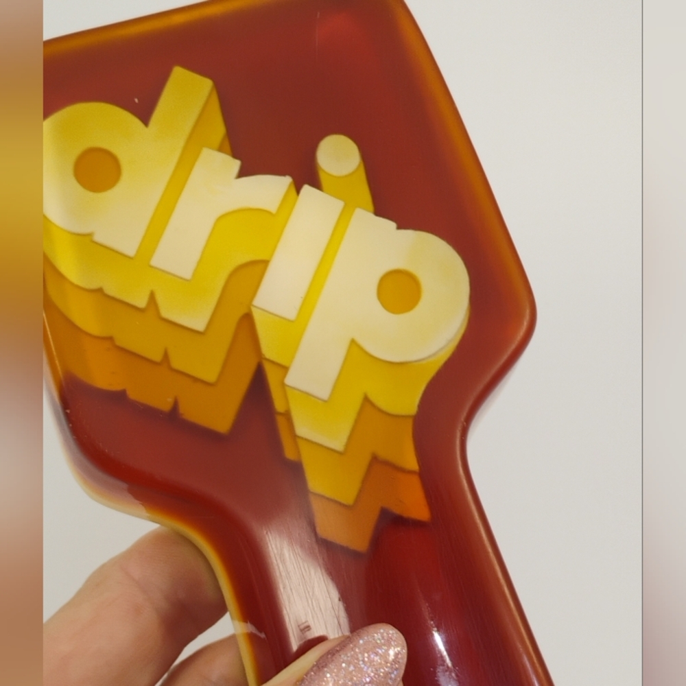 MCM Spoon Rest Resin and Bakelite Drip Graphic design Vintage RARE - Picture 12 of 13